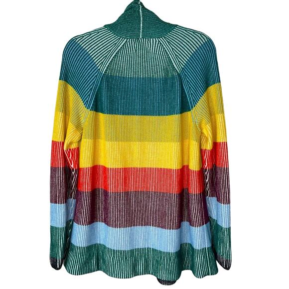 Multicolored Drifter Color Block Cardigan - Picture 5 of 5